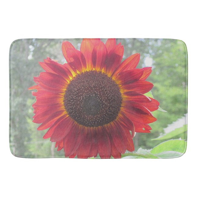 Rusty Sunflower Bath Mat (Front)