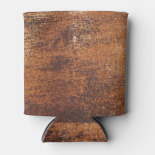 Rusty Textured Metal Surface Can Cooler