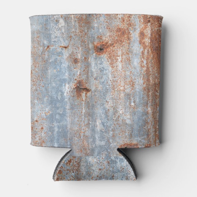 Rusty textures that tell stories of aged memories. can cooler (Front)