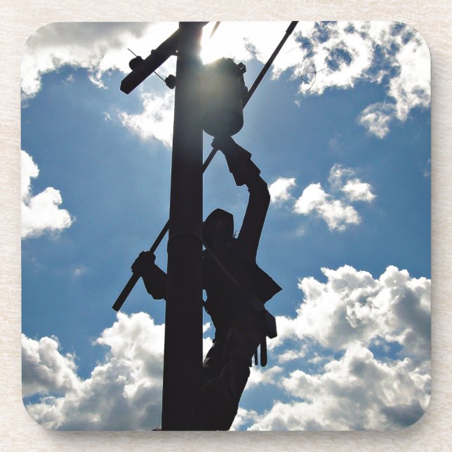 Rusty the Lineman Coaster (Front)