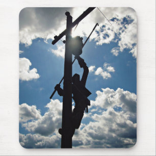 Rusty the Lineman Mouse Pad