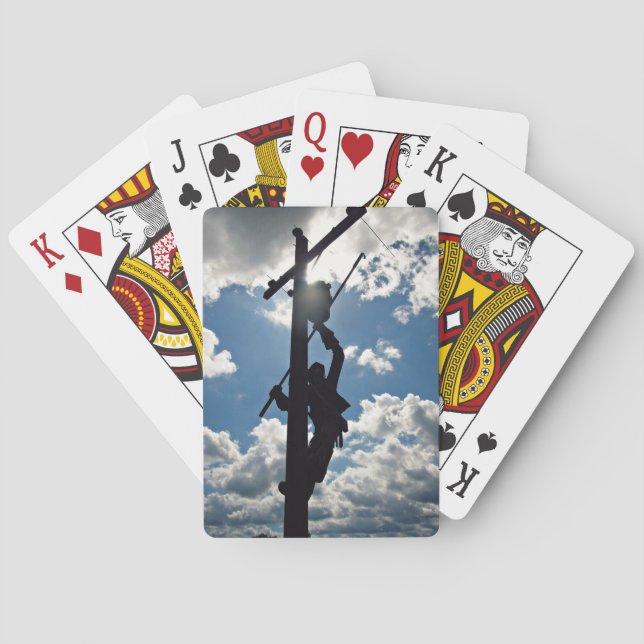 Rusty the Lineman Playing Cards (Back)