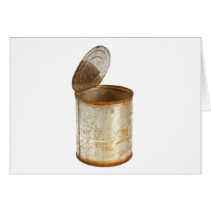 Rusty tin can