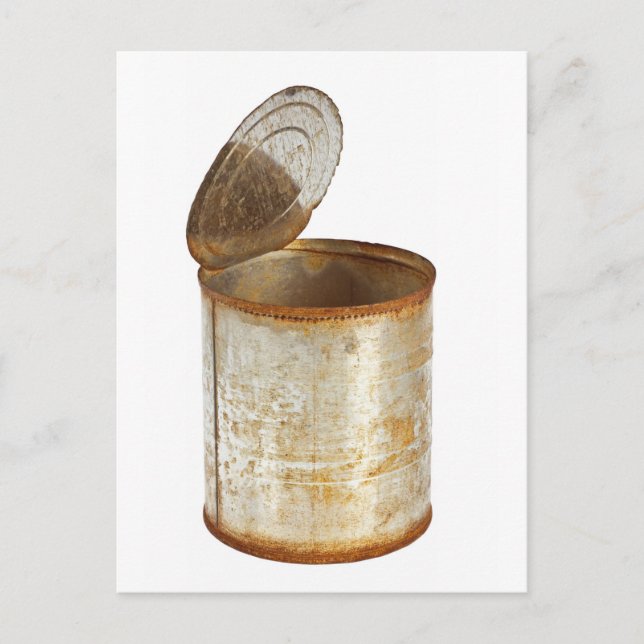 Rusty tin can postcard (Front)
