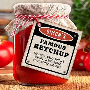 Rusty tomato ketchup tag