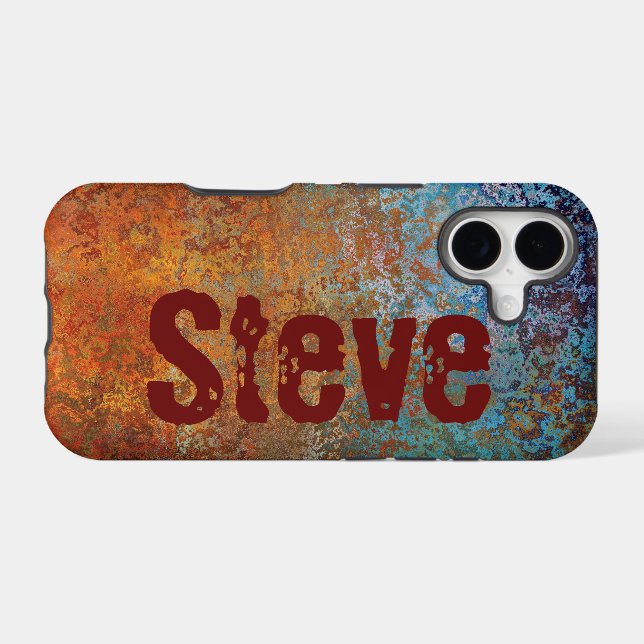 Rusty, Verdigris, Grunge Steampunk Personalised (Back Horizontal)