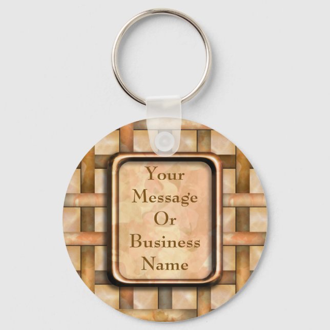 Rusty Weave Key Ring (Front)