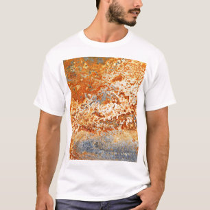 Rusty zinc: grunge texture background. T-Shirt