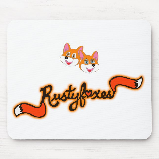 Rustyfoxes Colour Customisable Mousepad (Front)