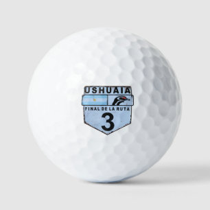 Ruta 3 road sign golf balls