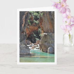 Ruta del Agua in Chelva, Valencia, Spain Card