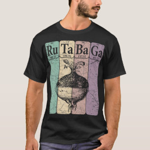 Rutabaga Periodic Table Elements Swede Rutabaga Re T-Shirt