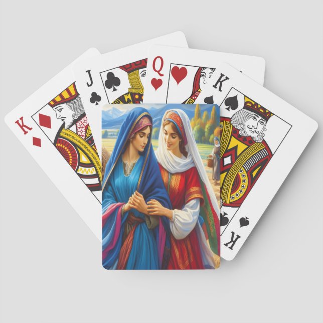 Ruth 1 Walking in Faithful Love Playing Cards (Back)