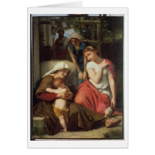 Ruth and Naomi, 1859 (oil on canvas)