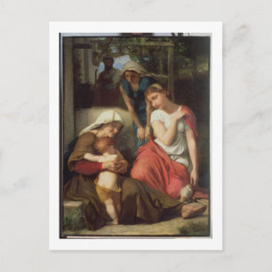 Ruth and Naomi, 1859 (oil on canvas) Postcard