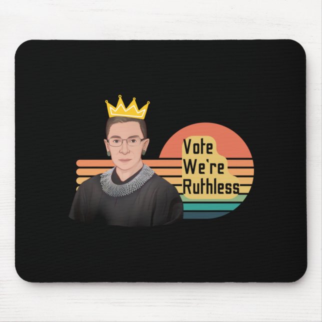 Ruth Bader Ginsberg RBG   Mouse Pad (Front)