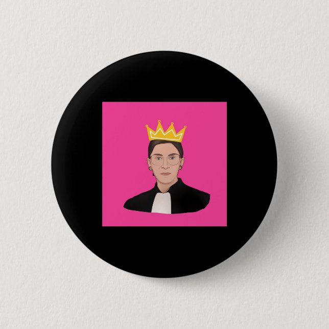 Ruth Bader Ginsberg  RBG  Poster 6 Cm Round Badge (Front)
