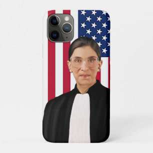 Ruth Bader Ginsburg American flag Case-Mate iPhone Case