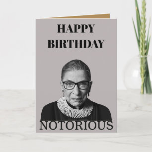 Ruth Bader Ginsburg Card