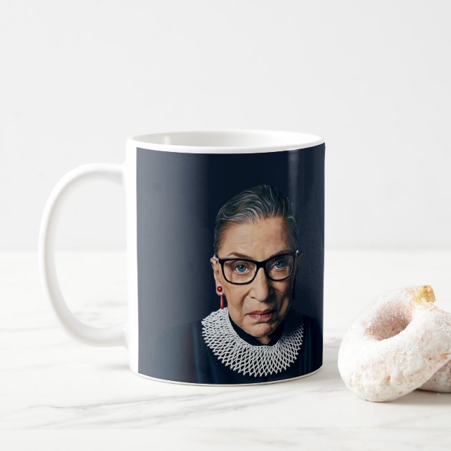 Ruth Bader Ginsburg  Coffee Mug (With Donut)