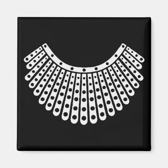 Ruth Bader Ginsburg, Dissent collar RBG Magnet (Front)