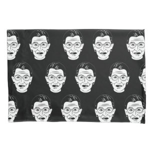 Ruth Bader Ginsburg Face Feminist Notorious RBG Pillowcase