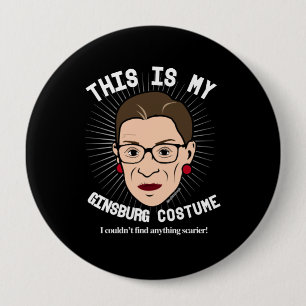 Ruth Bader Ginsburg Halloween Costume - I couldn't 10 Cm Round Badge