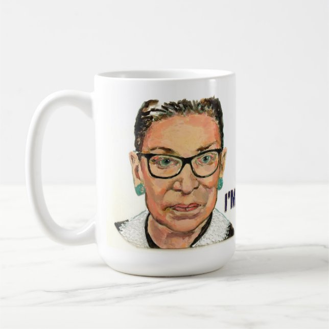 Ruth Bader Ginsburg "I'm With Her" Coffee Mug (Left)