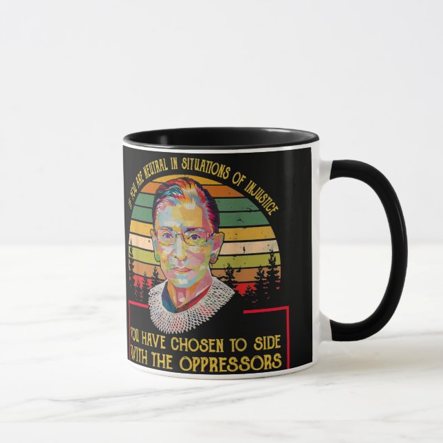 Ruth Bader Ginsburg  Keep Up The Good Fight - RBG Mug (Right)