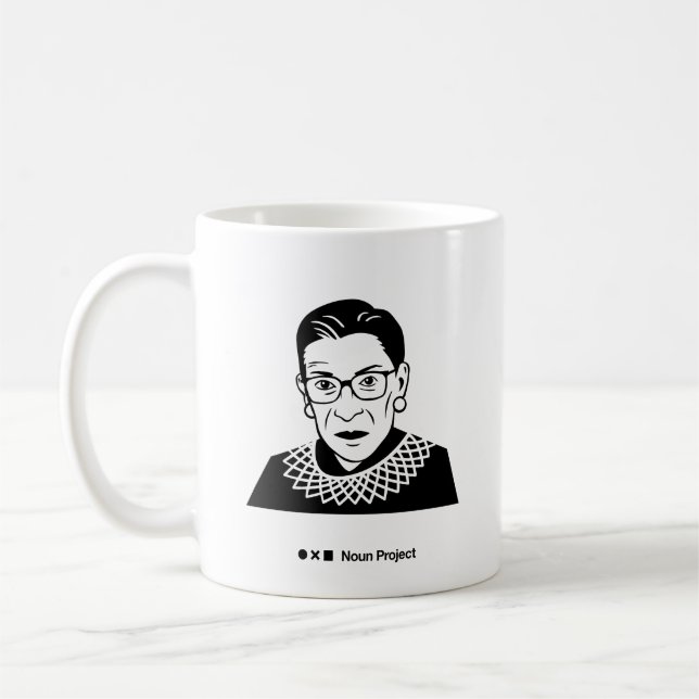 Ruth Bader Ginsburg Mug (Left)