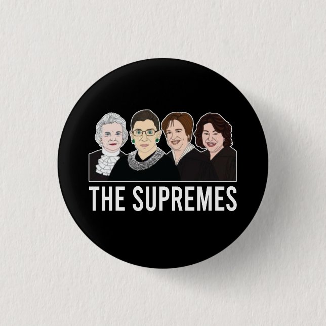 Ruth Bader Ginsburg Mug, Supreme Court Women 3 Cm Round Badge (Front)