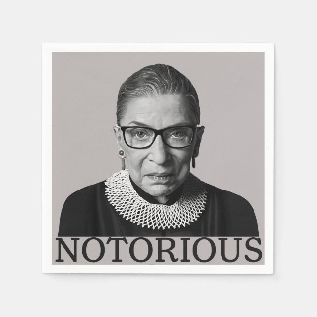 Ruth Bader Ginsburg   Napkin (Front)