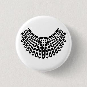Ruth Bader Ginsburg, RBG Womens, RBG collar 3 Cm Round Badge