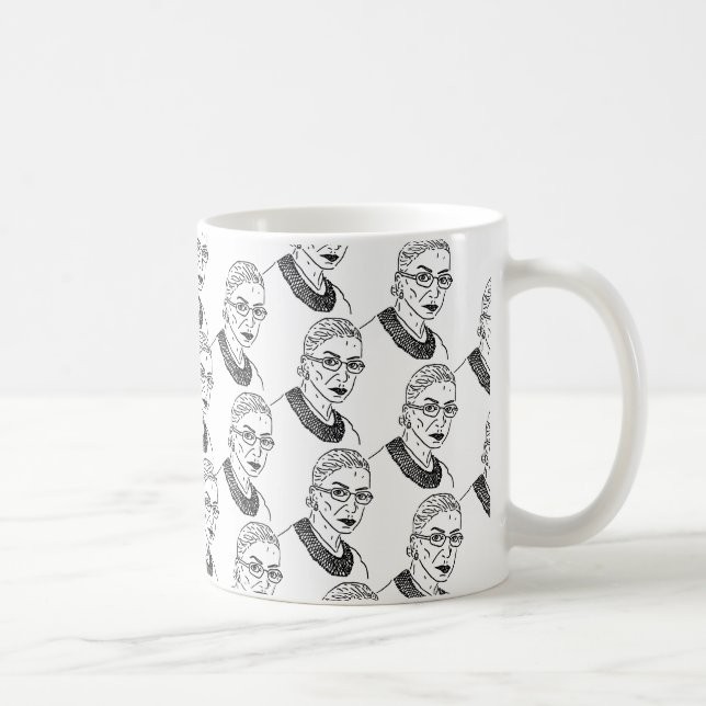 Ruth Bader Ginsburg Repeating Ruth Mug (Right)