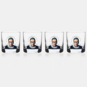Ruth Bader Ginsburg  Whiskey Glass