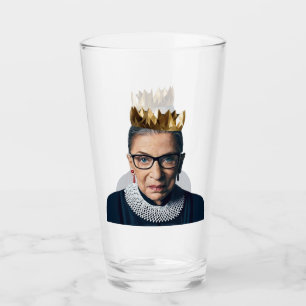 Ruth Bader Ginsburg with Gold Crown Glass
