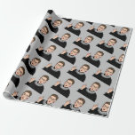 RUTH BADER GINSBURG Wrapping Paper<br><div class="desc">Humourous Political Christmas Gifts and More from PolitiClothes.com

Find the Most Unique Election and Political Gifts Including: Political T-shirts,  Political Bumper Stickers,  Political Buttons,  Political Posters,  Political Pins,  Political Cards,  Political Mugs,  Political Posters,  Political Signs and More!
Shop Now At: http://www.PolitiClothes.com</div>