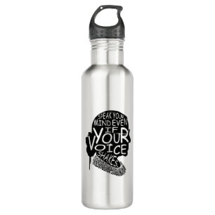 Ruth Bader Speak Your Mind Even If Your Voice Shak 710 Ml Water Bottle
