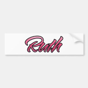 Ruth faded pink Aufkleber Sticker