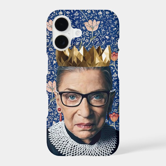 Ruth Ginsburg with Medway Tapestry iPhone Case (Back)