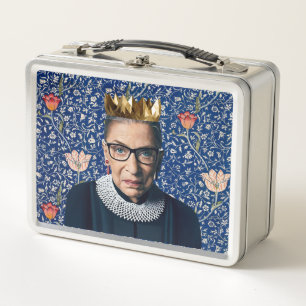 Ruth Ginsburg with Medway Tapestry Metal Lunch Box