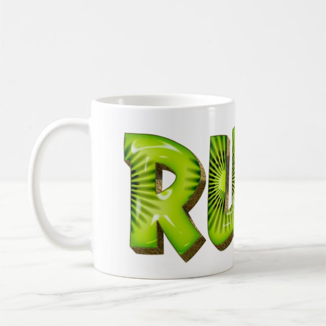 Ruth Name Kiwi Style Cup Tea Cup Coffee Cup (Left)