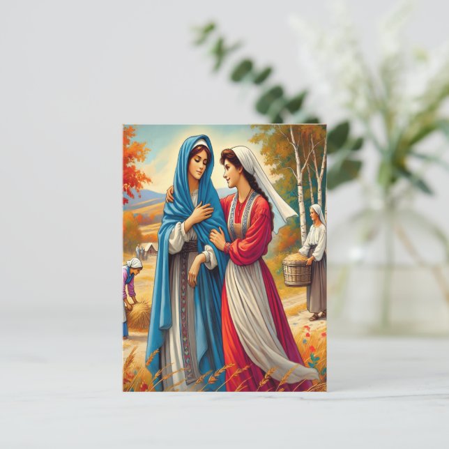 Ruth’s Devotion on a Faithful Journey Postcard (Standing Front)