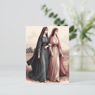 Ruth’s Timeless Devotion in a Humble Journey Postcard