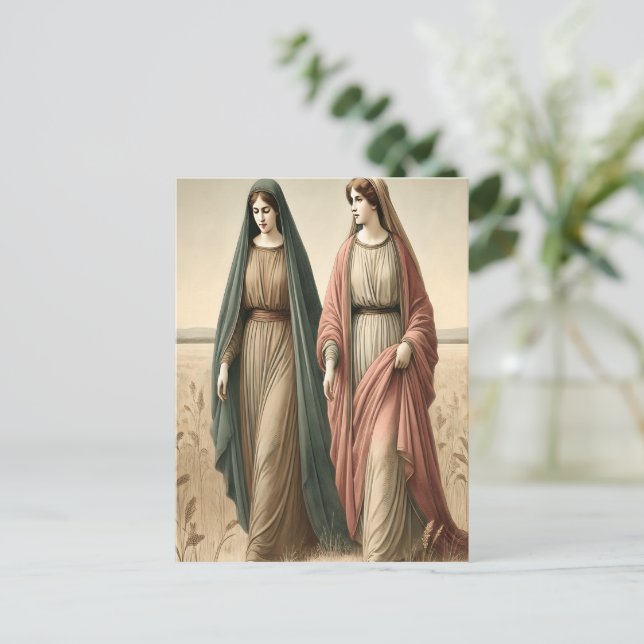Ruth’s Walking in Faith Towards New Hope Postcard (Standing Front)