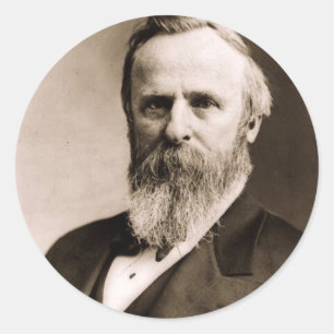 Rutherford B. Hayes 19 Classic Round Sticker