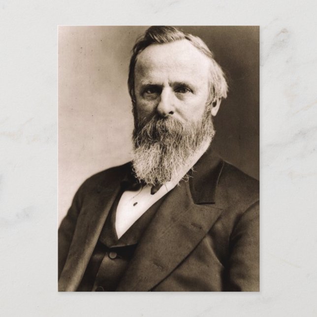 Rutherford B. Hayes 19 Postcard (Front)