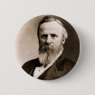 Rutherford B. Hayes 6 Cm Round Badge