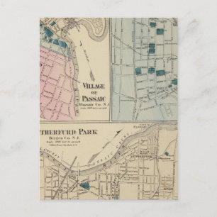 Rutherfurd Park, Passaic, Hackensack Postcard