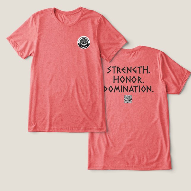 Ruthless Aggression Fitness Gym Tee # 1 (Design Front & Back)